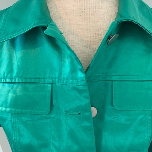 Satin jean jacket from Chico’s - Picture 3 of 5